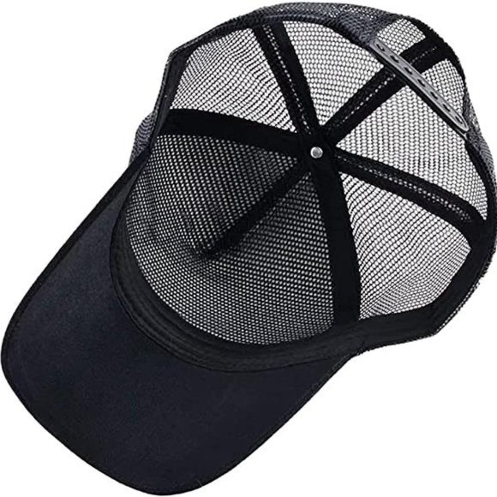 Animal Embroidered Patch Trucker Hat Mesh Baseball Cap - Picture 3 of 4
